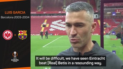 Frankfurt a 'difficult test' for favourites Barcelona - Garcia