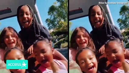 Khloé Kardashian's Daughter True Thompson Rocks Full Face Of Makeup