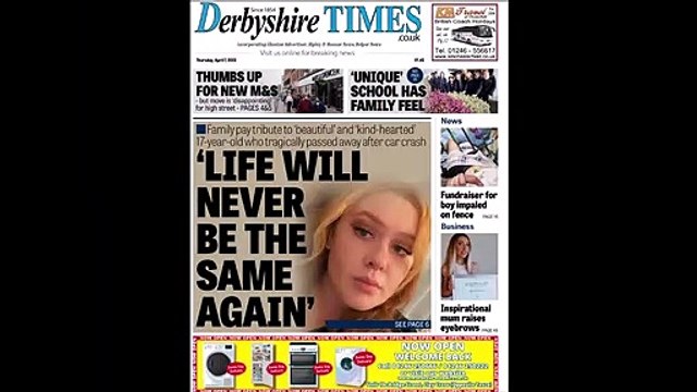 Inside this weeks Derbyshire Times 6th April