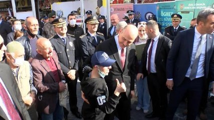Bakan Soylu, polis teşkilatının etkinlik alanını gezdi