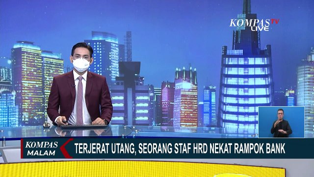 Terlilit Utang, Staf HRD Rampok Bank Karena Terinspirasi Film yang Ditontonnya!