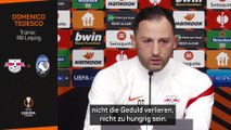 Tedesco: Gegen Atalanta “nicht zu hungrig sein”