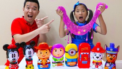 Wendy Pretend Play Mixing Slimes  Fun Slime Challenge