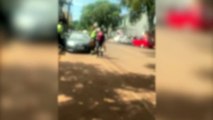 Vídeo: Veja o momento que motorista tenta fugir e desacata agentes da Transitar
