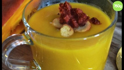 下载视频: Velouté potimarron pois cassés à l'easy soup