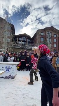 Après la tournante au tennis de table, voici la tournante à la bière !