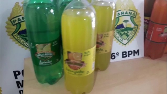 Homens são detidos após furto de refrigerantes em salão comunitário de Cascavel