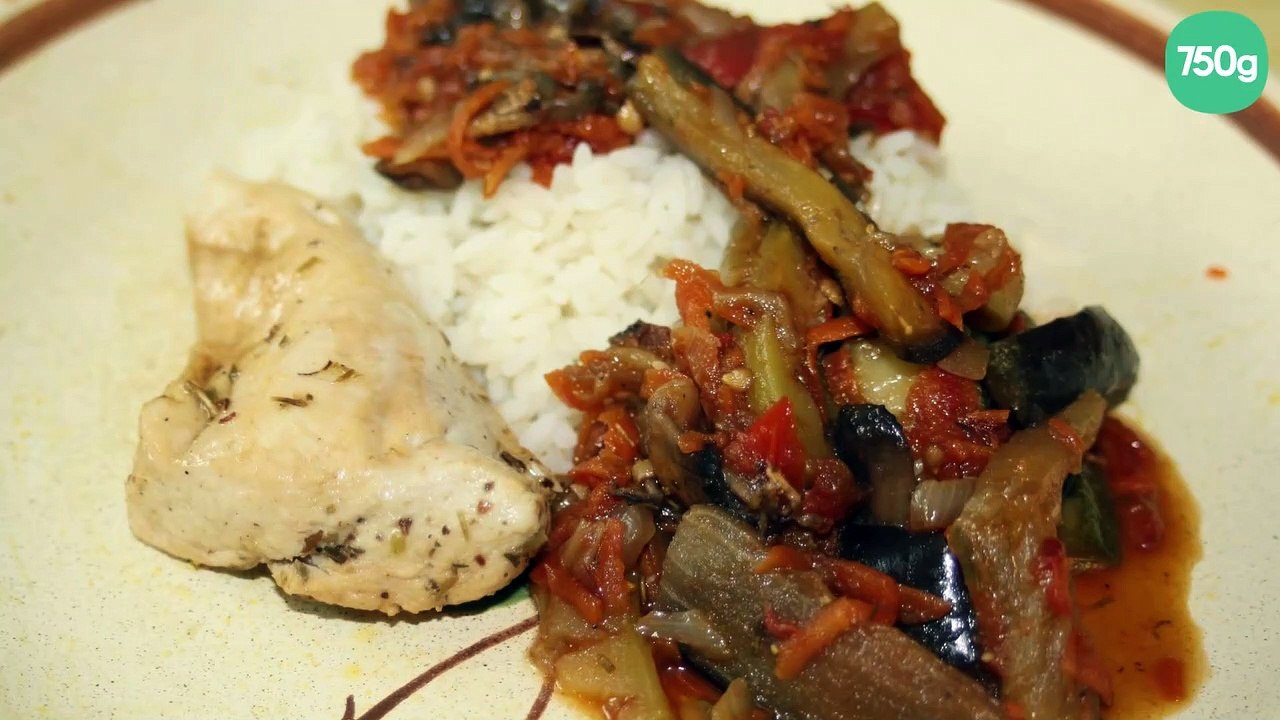 Poulet au citron sucré-salé