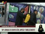 Movimiento por la Paz y la Vida acompañó la jornada 104 de desinfección, limpieza y embellecimiento