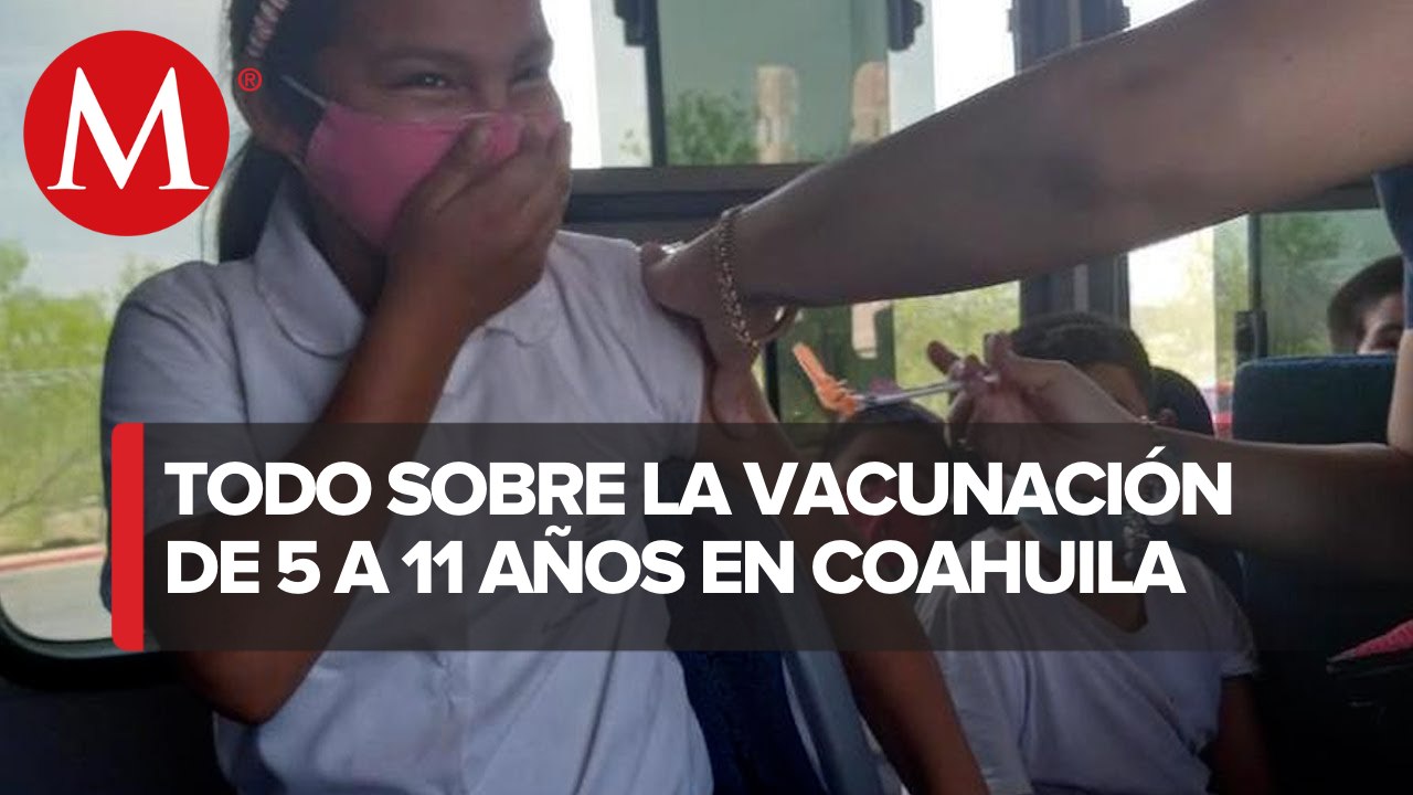 Coahuila alista vacunación contra covid-19 de menores de 5 a 11 años