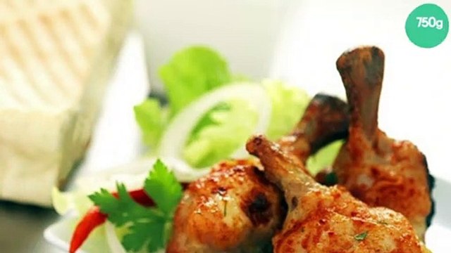 Manchons de poulet sauce au yaourt grec