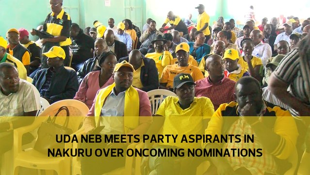 UDA NEB meets party aspirants in Nakuru over oncoming nominations