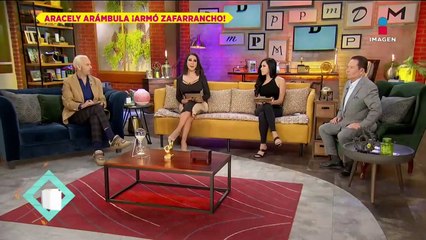 Aracely Arámbula huye de la prensa y forma zafarrancho