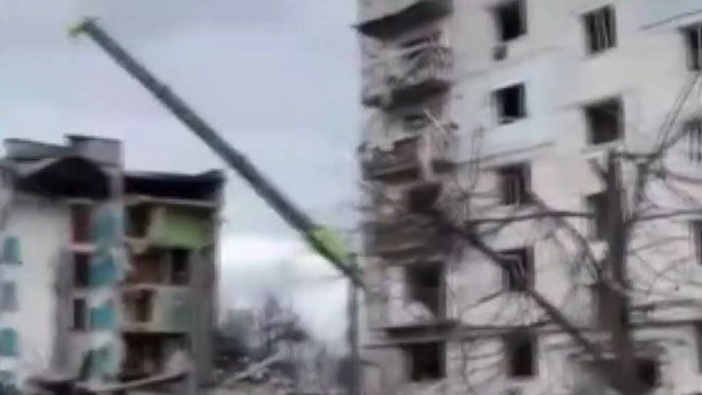Rus ordusundan temizlenen Borodyanka’nın son hali görüntülendi