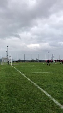 But de Jean U15 et communion avec les supporters