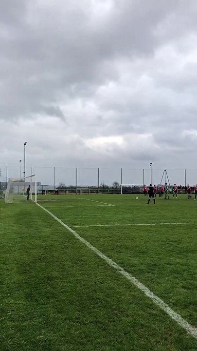 But de Jean U15 et communion avec les supporters