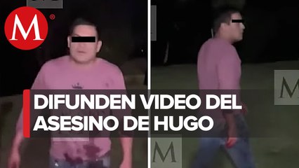 Caminando y con manchas de sangre: captan en video a presunto asesino de Hugo Carbajal