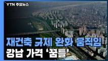 재건축 규제 완화 움직임에...강남 아파트 가격 '꿈틀' / YTN