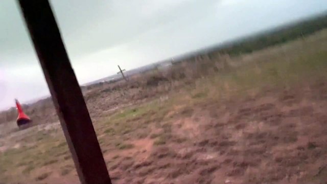 Tank Battery Struck by Lightning Illuminates Stormy Skies