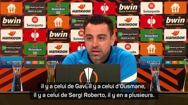 Quarts - Xavi : “Dembélé peut devenir le meilleur en travaillant”