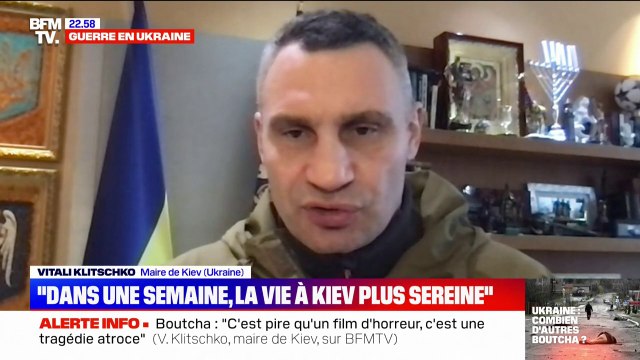 Vitali Klitschko, maire de Kiev: Je suis persuadé que d'ici une semaine, la vie à Kiev sera plus sereine