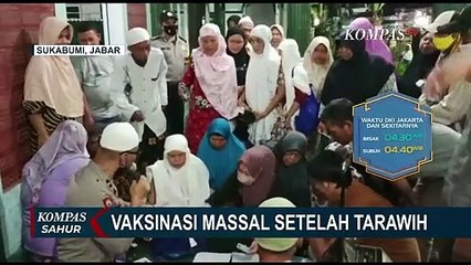 Demi Bisa Mudik, Ratusan Warga Padati Gerai Vaksinasi Malam Hari