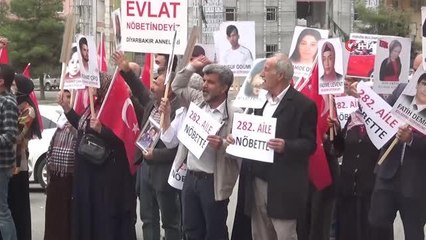 Aileler direniyor, evlat nöbetine katılış devam ediyor