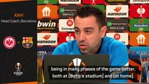 Xavi and Barca not underestimating Eintracht Frankfurt