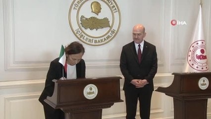 Bakan Soylu, İtalya İçişleri Bakanı Lamorgese ile görüştü