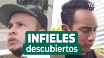 Estos infieles fueron puestos en evidencia por sus parejas