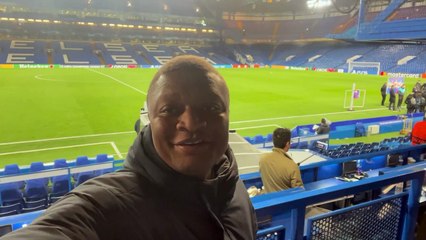 Football Writer Rahman Osman at Stamford Bridge after Real Madrid beat Chelsea