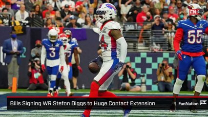 VIDEO Bills Signing WR Stefon Diggs to Huge Contact Extension