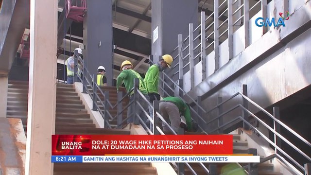 DOLE: 20 wage hike petitions ang naihain na at dumadaan na sa proseso | UB