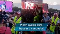 Vendedor se divierte al ritmo de los Caligaris y se vuelve viral; banda lo está buscando