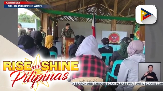 9 dating miyembro ng NPA , sumuko sa Albay