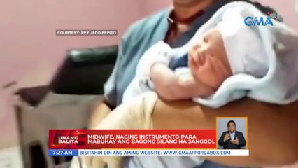 Midwife, naging instrumento para mabuhay ang bagong silang na sanggol | UB