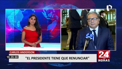 Carlos Anderson: "El presidente tiene que renunciar"