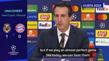 Emery believes Villarreal can beat Bayern again in second leg