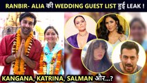 Stars Who Would Probably Won't Attend Ranbir and Alia's Wedding Reception