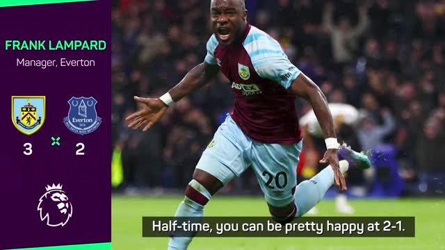 Lampard left frustrated by Everton mistakes in Burnley defeat