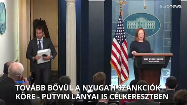 Bővül a nyugati szankciók köre – Putyin lányai is célkeresztben