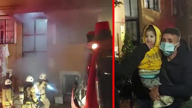 Komşularının kabusu olan kişinin evinde yangın çıktı: Apartman sakinleri dumandan etkilendi