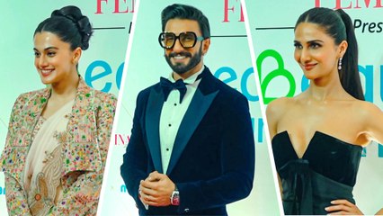 Celebs Make Stylish Entry At Femina Beautiful Indians Award 2022