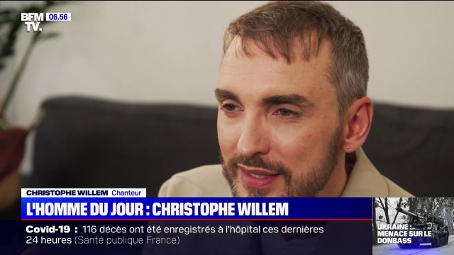 Le chanteur Christophe Willem revient avec PS : Je t'aime , un titre écrit par Slimane