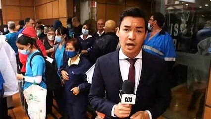 Health staff take industrial action asking for a pay rise