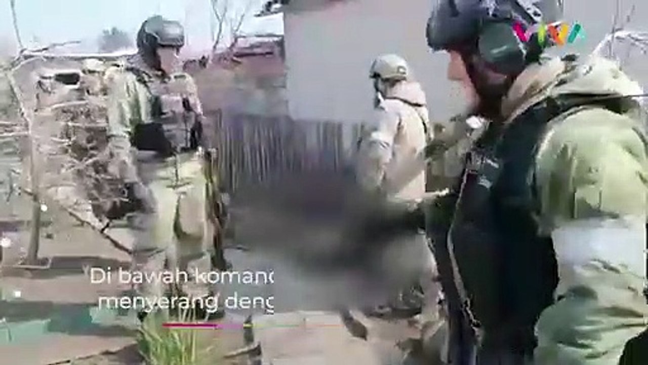 Prajurit Chechnya Habisi Nasionalis Neo-Nazi Ukraina