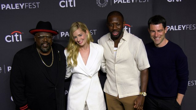 The Neighborhood Cast 39th Annual PaleyFest LA Red Carpet with Cedric the Entertainer, Max Greenfield, Beth Behrs