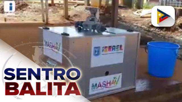 Ilang LGUs sa Surigao del Norte at Dinagat Islands na matinding sinalanta ng bagyong Odette, nakatanggap ng water filtration units mula sa Israeli government