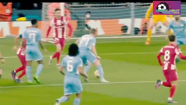 Highlight Champions league || Manchester city vs Atletico Madrid (1-0)
