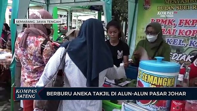 Berburu Aneka Takjil di Alun-Alun Pasar Johar